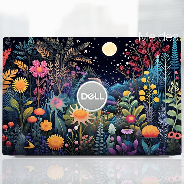 Skin per laptop Dell Decalcomanie personalizzate Regali personalizzati Serie Natura Fiori e piante per Xps Alienware Latitude Inspiron Precison Vostro