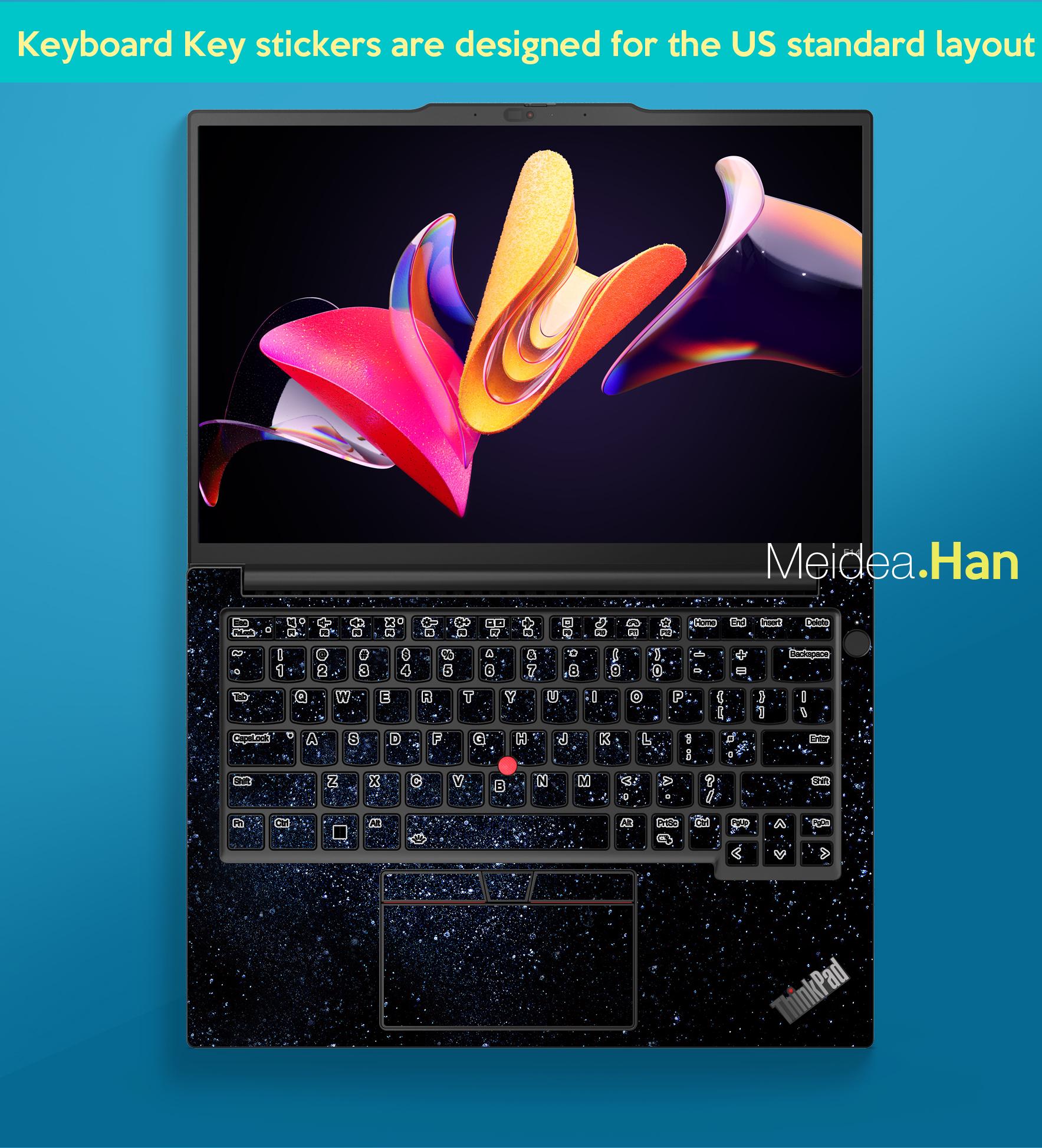 Sticker for X1 Carbon Gen 13 Laptop Protective Film Romantic