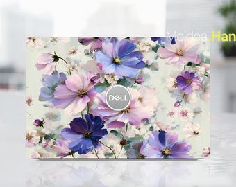 Dell Laptop Film for Latitude 7450 Skin Gift Personalized Gift Aesthetic Flower Design for Xps Alienware Latitude Inspiron Precision Vostro