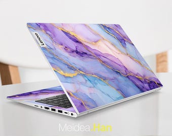 Pegatina de vinilo para Lenovo Legion 5 16IRX9, diseño de mármol claro, regalo personalizado, para Lenovo Slim Legion, Ideapad Yoga, Thinkbook y Thinkpad.