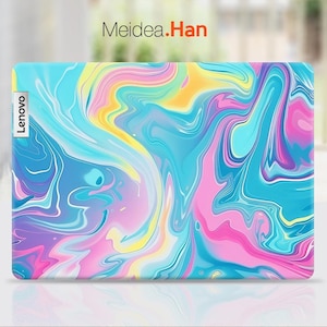 Laptop Skin Lenovo Decal Personalized Colorful Art Design Vinyl Sticker Gift For Her For Lenovo Slim Legion Ideapad Yoga Thinkbook Thinkpad