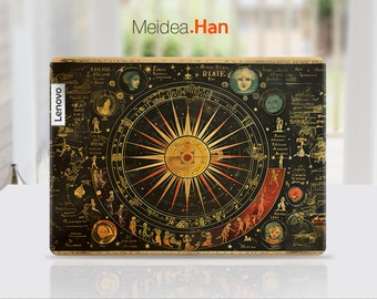 Laptop Skin Lenovo Accessories Customizable Personalization Astrology Patterns Art Designs For Legion Yoga Thinkpad Thinkbook Ideapad Series