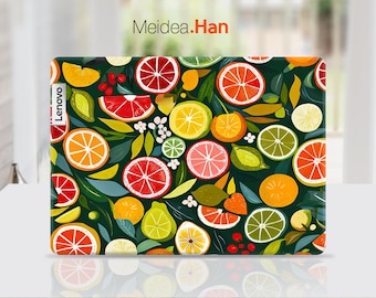 Lenovo Sticker Personalized Gift Laptop Skin Top Protect Lenovo Vinyl Decals Custom Colorful Fruit Design for Yoga Legion Thinkpad Thinkbook