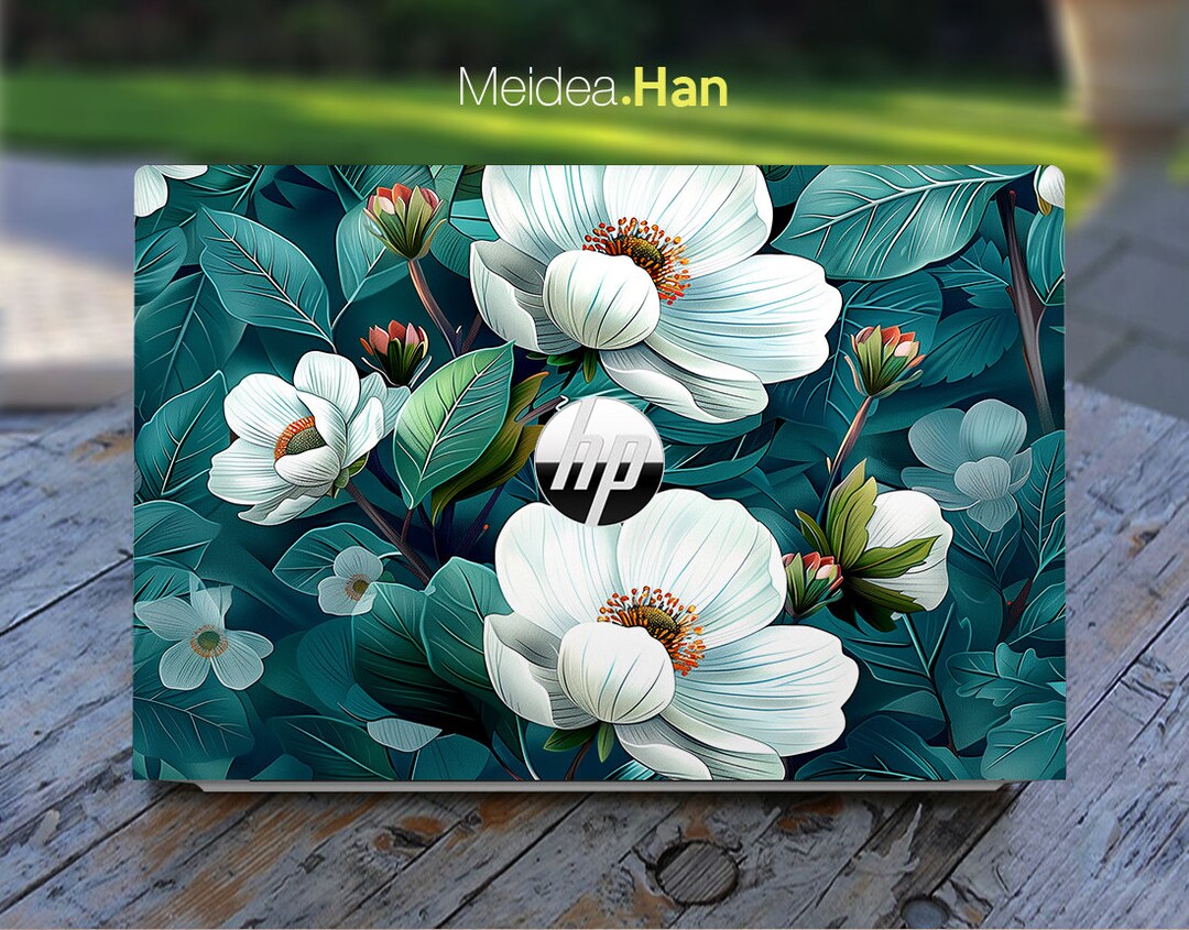 Laptop Skin Hp Envy X360 Skin Personalized Customizable Pure White ...