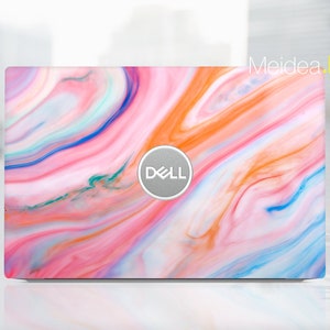 Sticker pour ordinateur portable Dell Xps 15 9520, peau marbrée, cadeau pour femme pour XPs Latitude Inspiron Vostro Alienware Precision