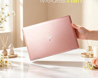 HP Laptop Skin Rose Gold Stickers Gift for Girl – Vinyl Sticker for Omni book Spectre Envy Elite Series