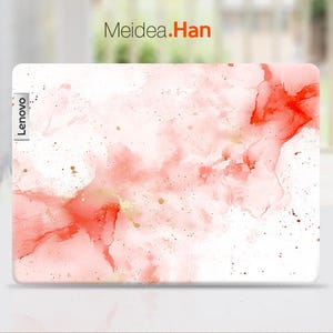 Laptop Skin Lenovo Yoga 7 2-in-1 Decal Gift for Her Custom Sticker Art Design Marble Texture for Slim Legion Yoga Thinkpad Thinkbook Ideapa