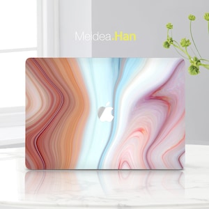 Macbook Pro Sticker keyboard skin 15 Inch Marble Texture Vinyl blue Gift For Women Macbook Accessories Sticker Viyl Art Design Mac Decal