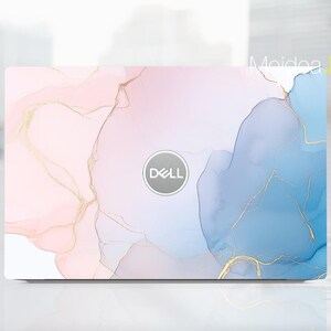 Dell Laptop Inspiron 5440 Unique Gift Custom Decal Simple Marble Design Vinyl Sticker for Xps Latitude Inspiron Vostro Alienware Precision