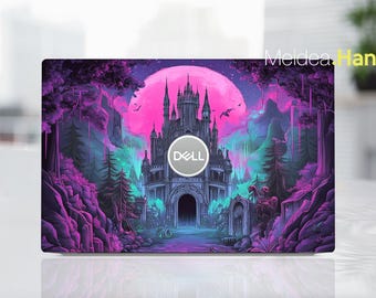 Dell Laptop Skin 16 Inch Protection Accessory Custom Sticker Ancient Castle Design Gift for Her for Xps Latitude Inspiron Vostro Precision