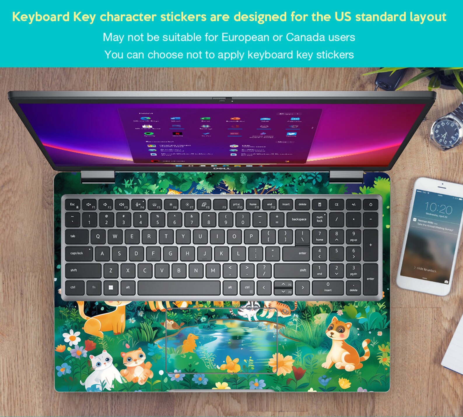 Hp Laptop Skin 15 Inch Sticker Personalized Customizable Cute Little ...