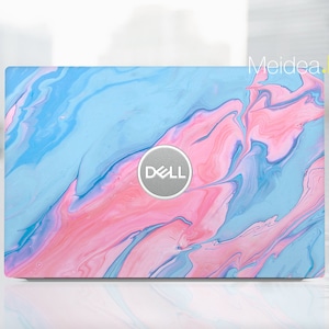 Dell Laptop Skin Xps 13 9360 Personalisiertes anpassungsfähiges Marmor-Kurven-Vinylgeschenk für Frauen für Xps Latitude Inspiron Vostro Präzision
