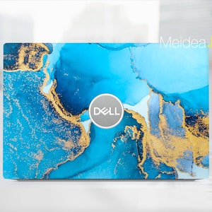 Dell Laptop Decals Dell Xps 15 9500 Skin Personalized Customizable Blue Marble Vinyl Sticker for Xps Latitude Inspiron Vostro Precision