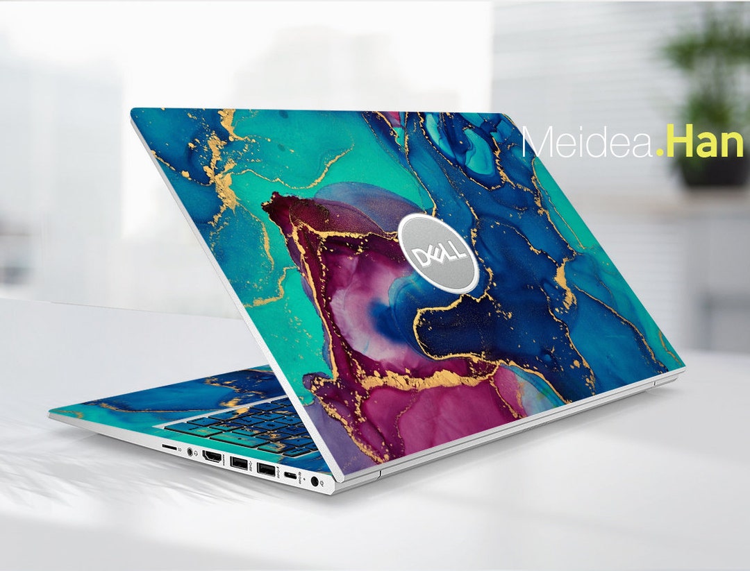 Dell Precision 5540 Skin Personalized Customizable Colored Marble Vinyl ...