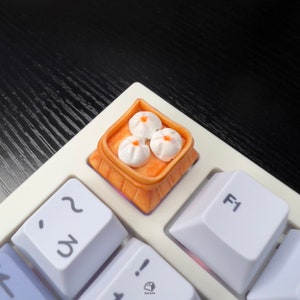 Mini Steamed Buns Keycaps Custom Handmade Artisan
