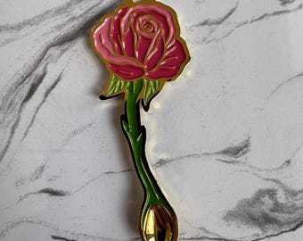 Mini cuchara rosa