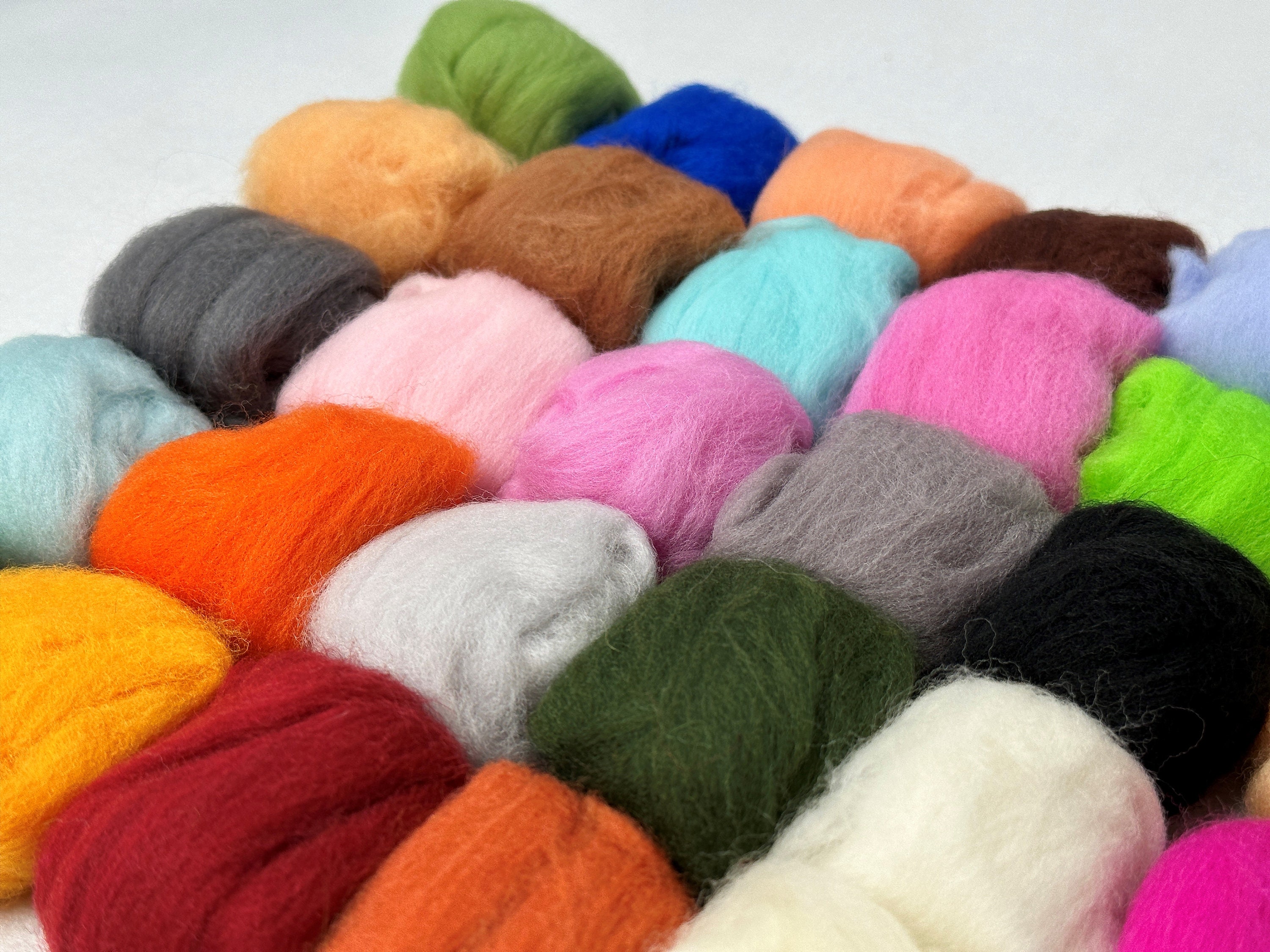 Needle Felting Wool Setfelt Wool Fiberfelting Fibers 3g X Etsy