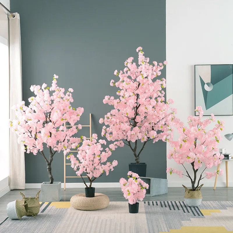 Fake cherry blossom tree
