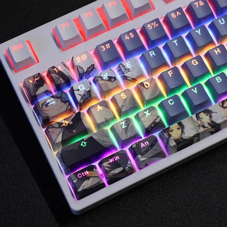 Custom Keycaps for Mechanical Keyboards Anime Theme for Gamers Etsy