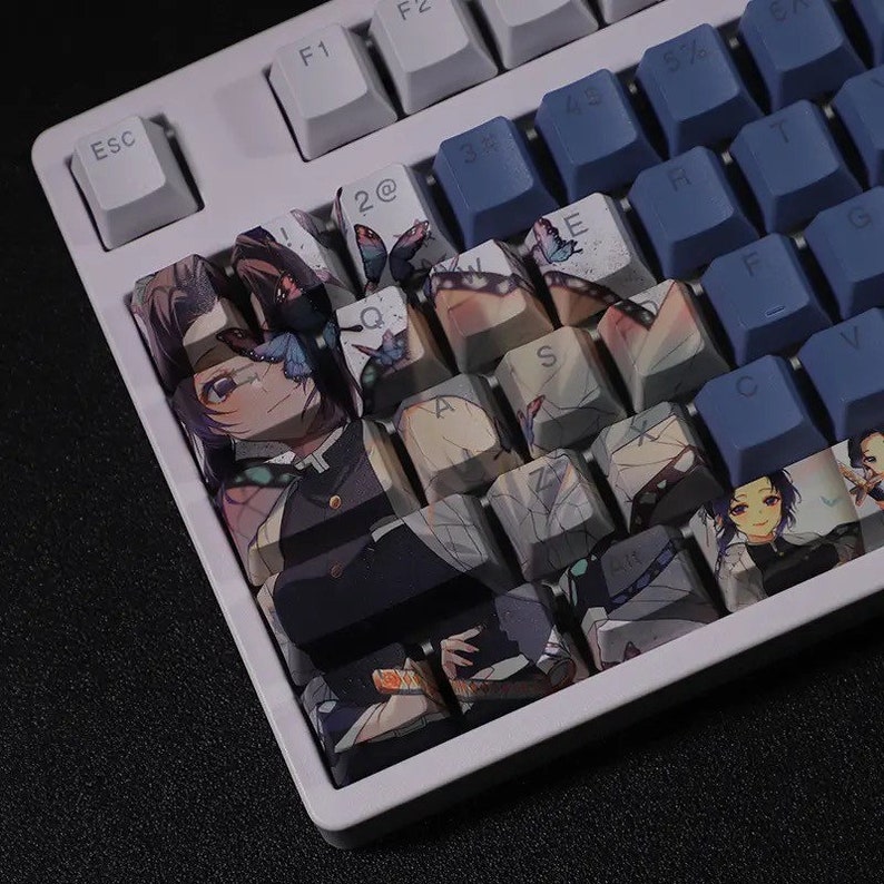 Custom Keycaps for Mechanical Keyboards Anime Theme for Gamers Etsy