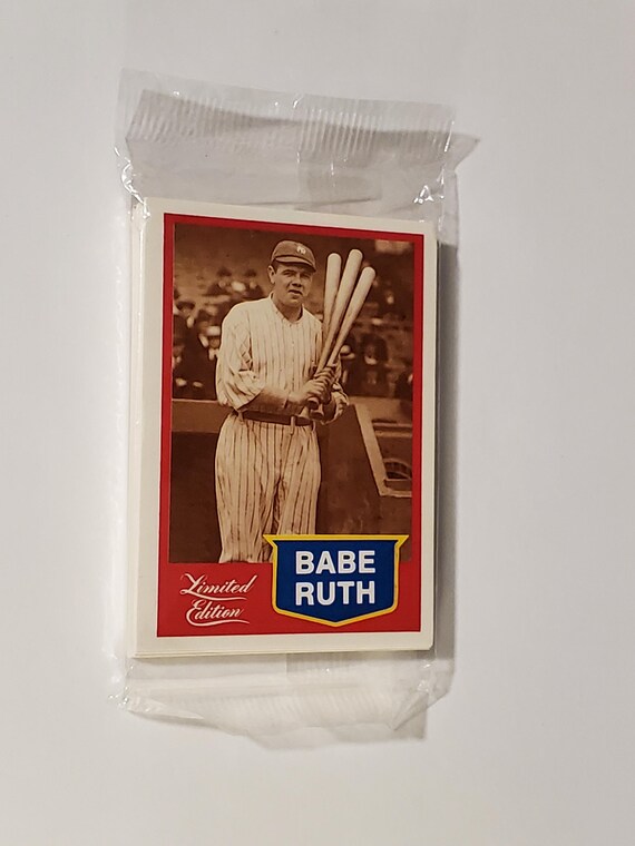 Vintage 1989 Collectible Pack of Babe Ruth Baseball Cards - Etsy