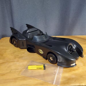 1989 Vintage Toybiz Batman Batmobile Car W/ Spring Missiles - Etsy