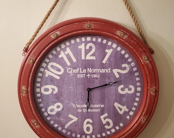 Vintage Style Extra Large Nautical Wall Clock