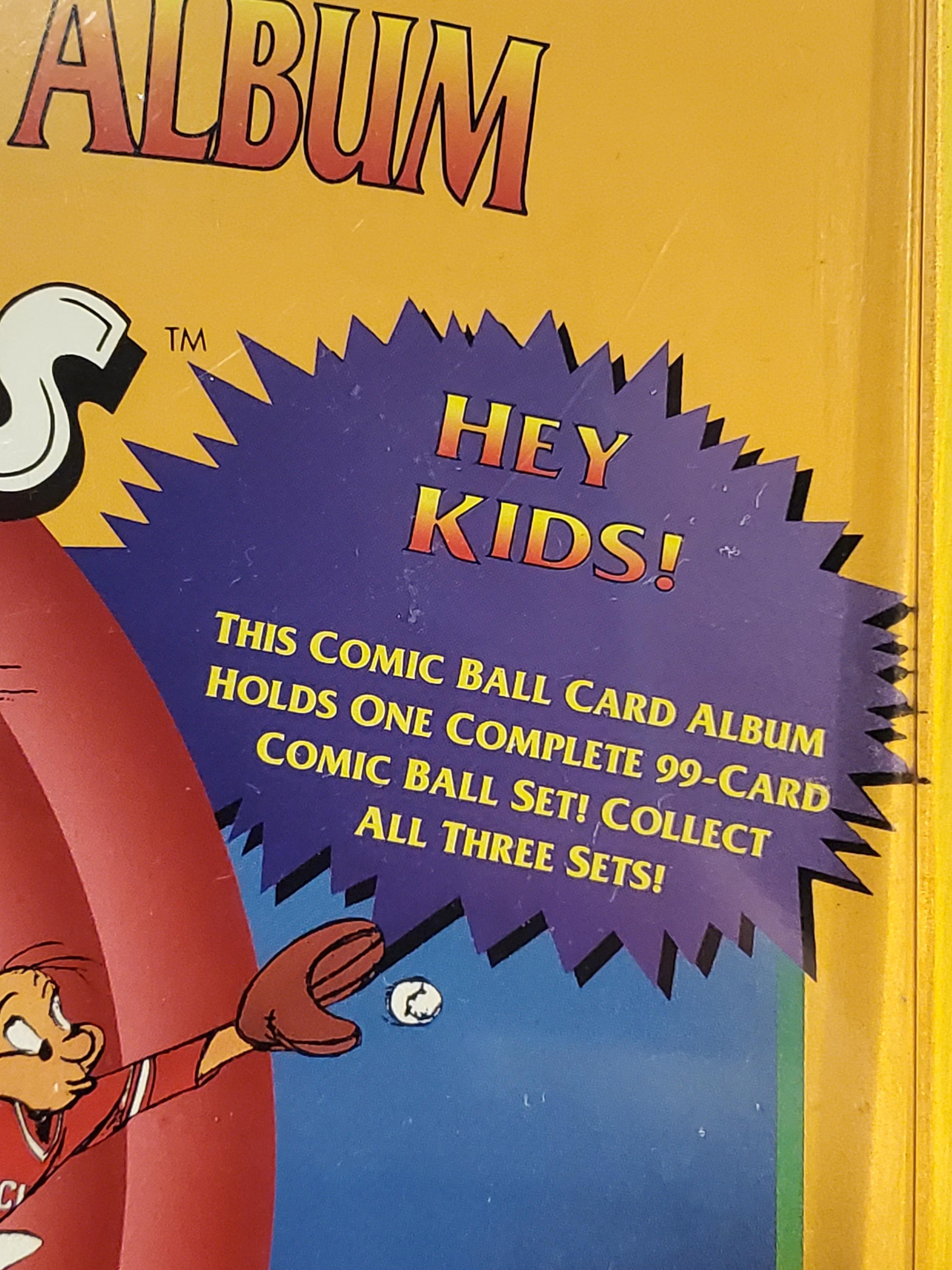 【未開封】Looney Tunes Comic Ball Set & Album 1991 Upper Deck Looney Tunes Comic Ball Set and Album Baseball