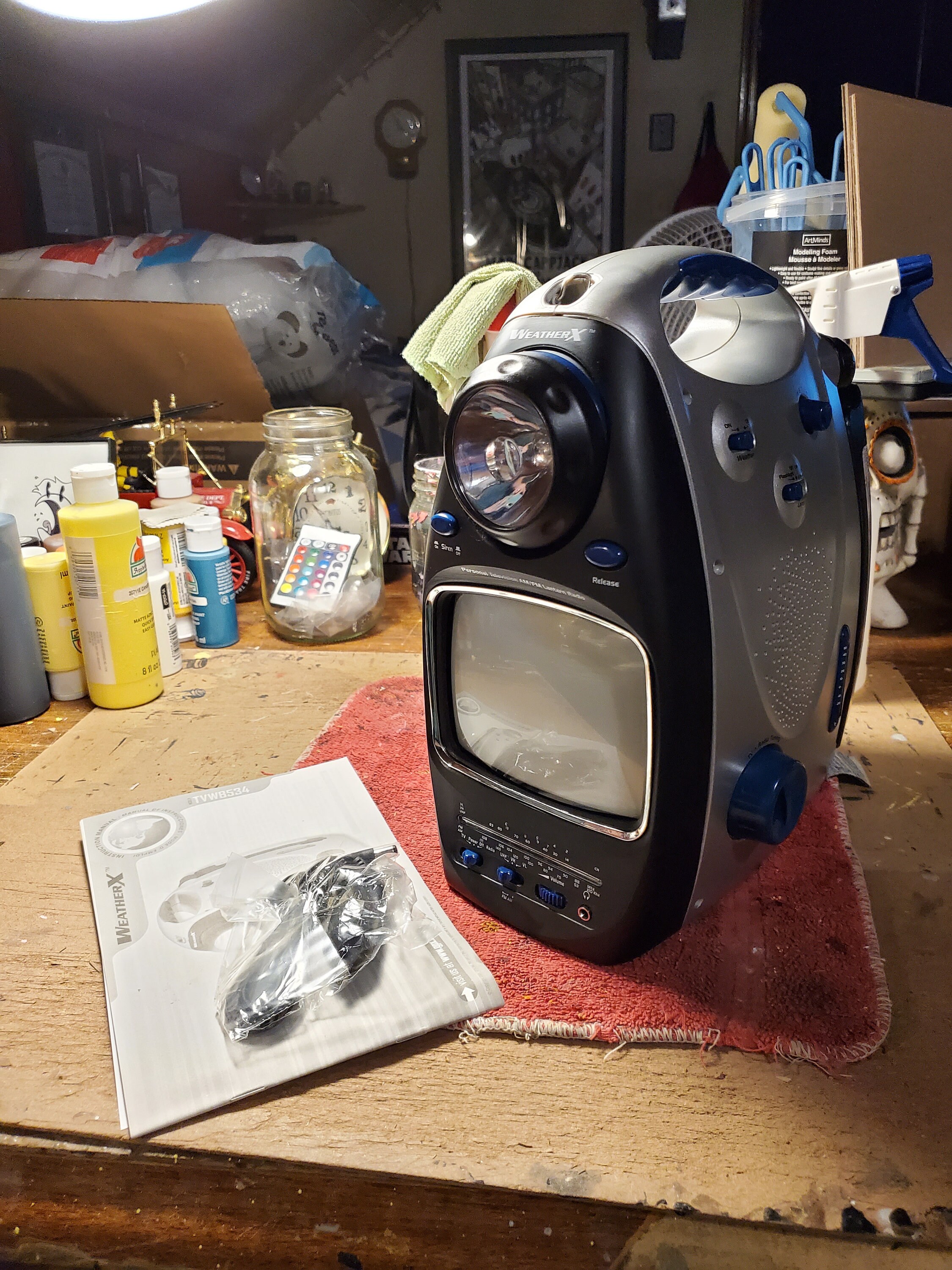 Weather X TVWB534 Portable Tv/radio/lantern - Etsy