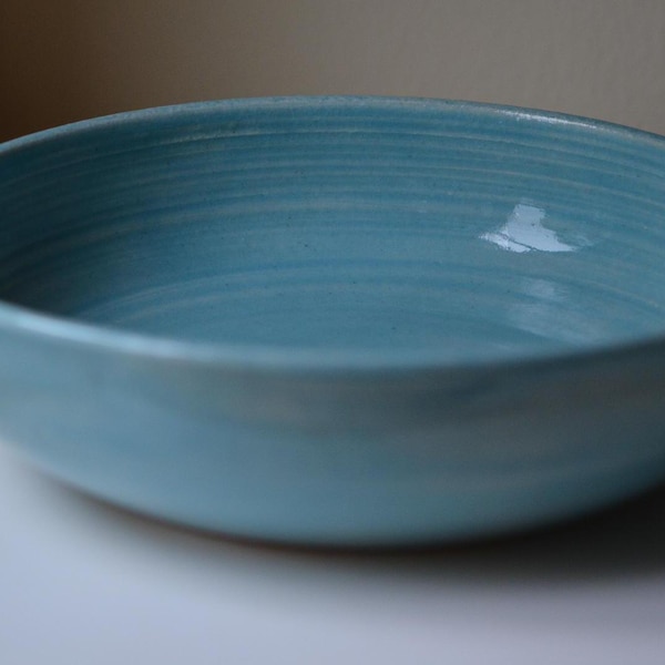 Sky Blue Pasta Bowl