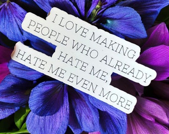 haat me - sticker