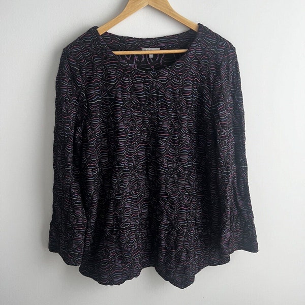 Habitat Sweater Top Large Clothes To Live In Textured Knit Pullover Lagenlook