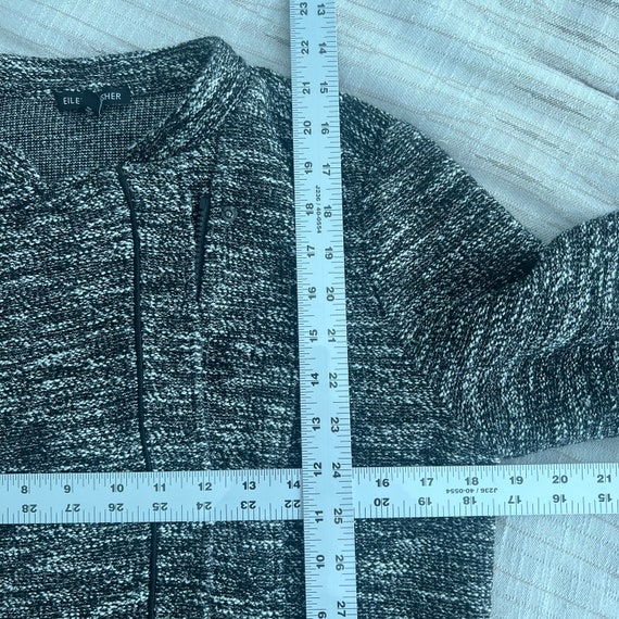 Eileen Fisher Small Tweed Jacket Blazer Full Zip … - image 9