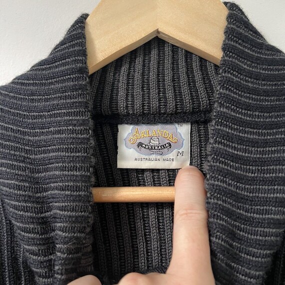Aklanda Merino Wool Sweater Medium Unisex Long Sl… - image 4