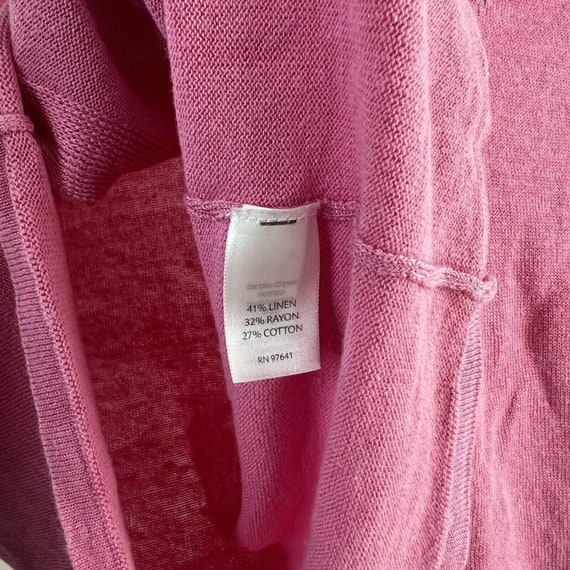 J Jill Linen Blend Sweater Small Cropped Cardigan… - image 5