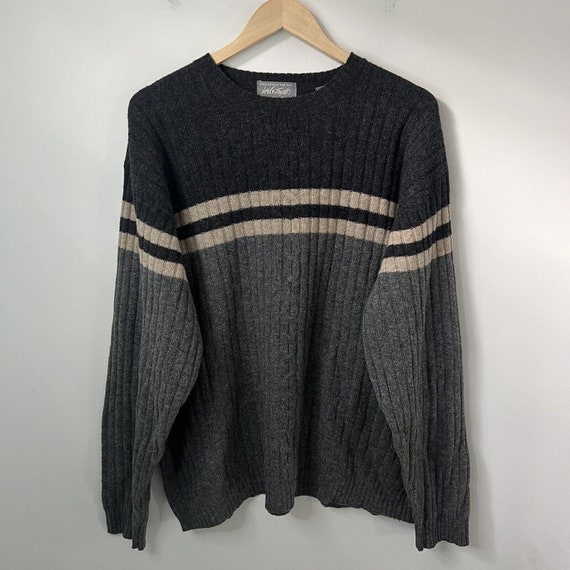 Vintage Mens Lambswool Sweater XL Lord And Taylor… - image 1