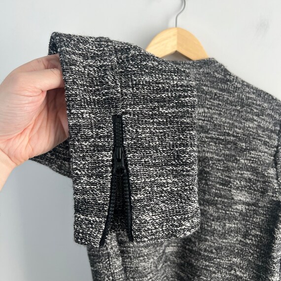 Eileen Fisher Small Tweed Jacket Blazer Full Zip … - image 8