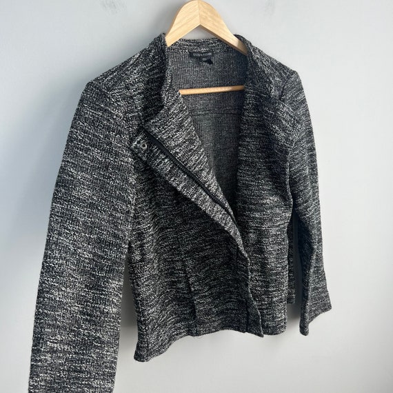 Eileen Fisher Small Tweed Jacket Blazer Full Zip … - image 7