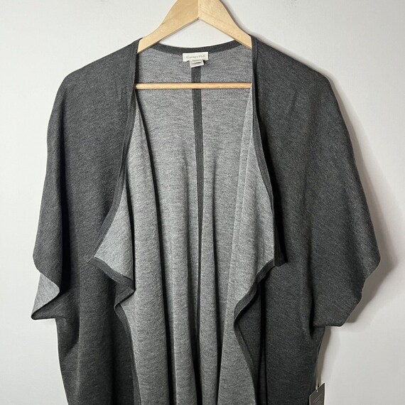 Garnet Hill Merino Wool Cardigan XS/S Sweater Ove… - image 8