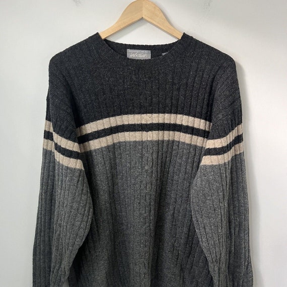Vintage Mens Lambswool Sweater XL Lord And Taylor… - image 5
