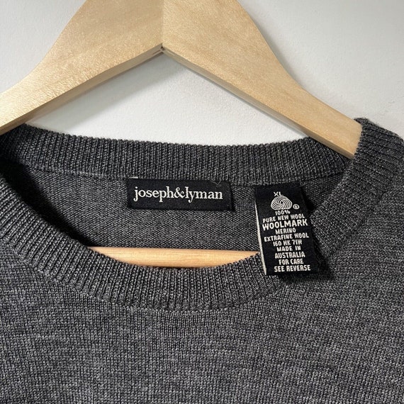 Joseph Lyman Mens Extra fine Merino Wool Sweater … - image 4