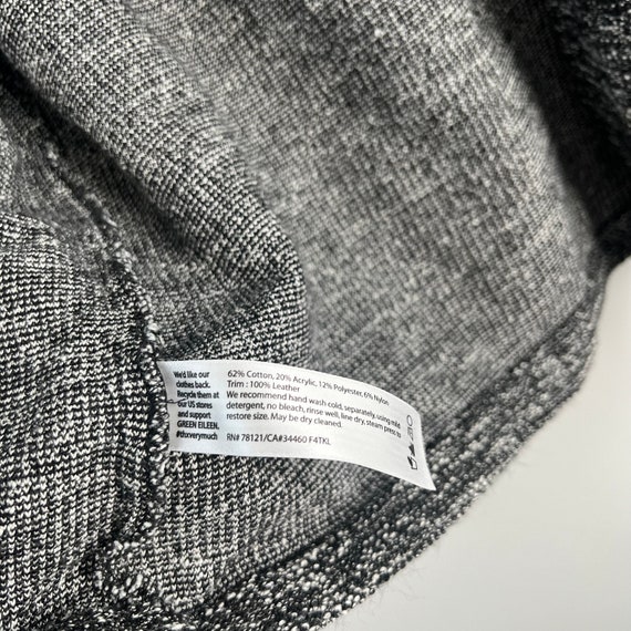 Eileen Fisher Small Tweed Jacket Blazer Full Zip … - image 6