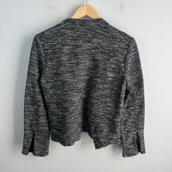 Eileen Fisher Small Tweed Jacket Blazer Full Zip … - image 4