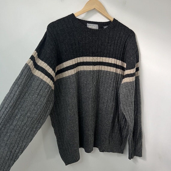 Vintage Mens Lambswool Sweater XL Lord And Taylor… - image 3