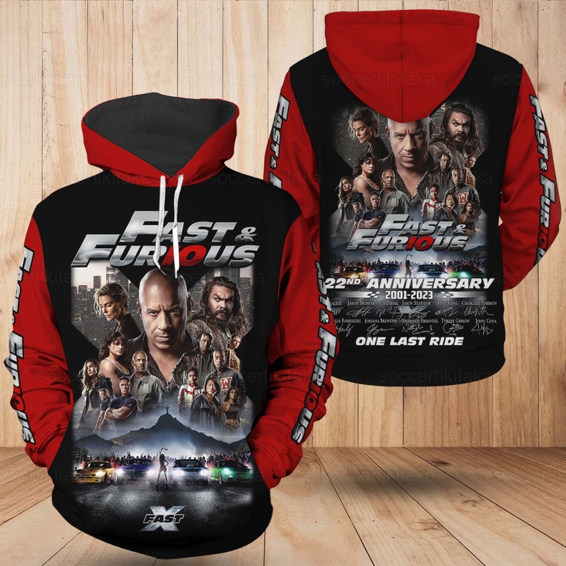 Fast & Furious Hoodie Fast and Furious Zip Hoodie Fast and - Etsy