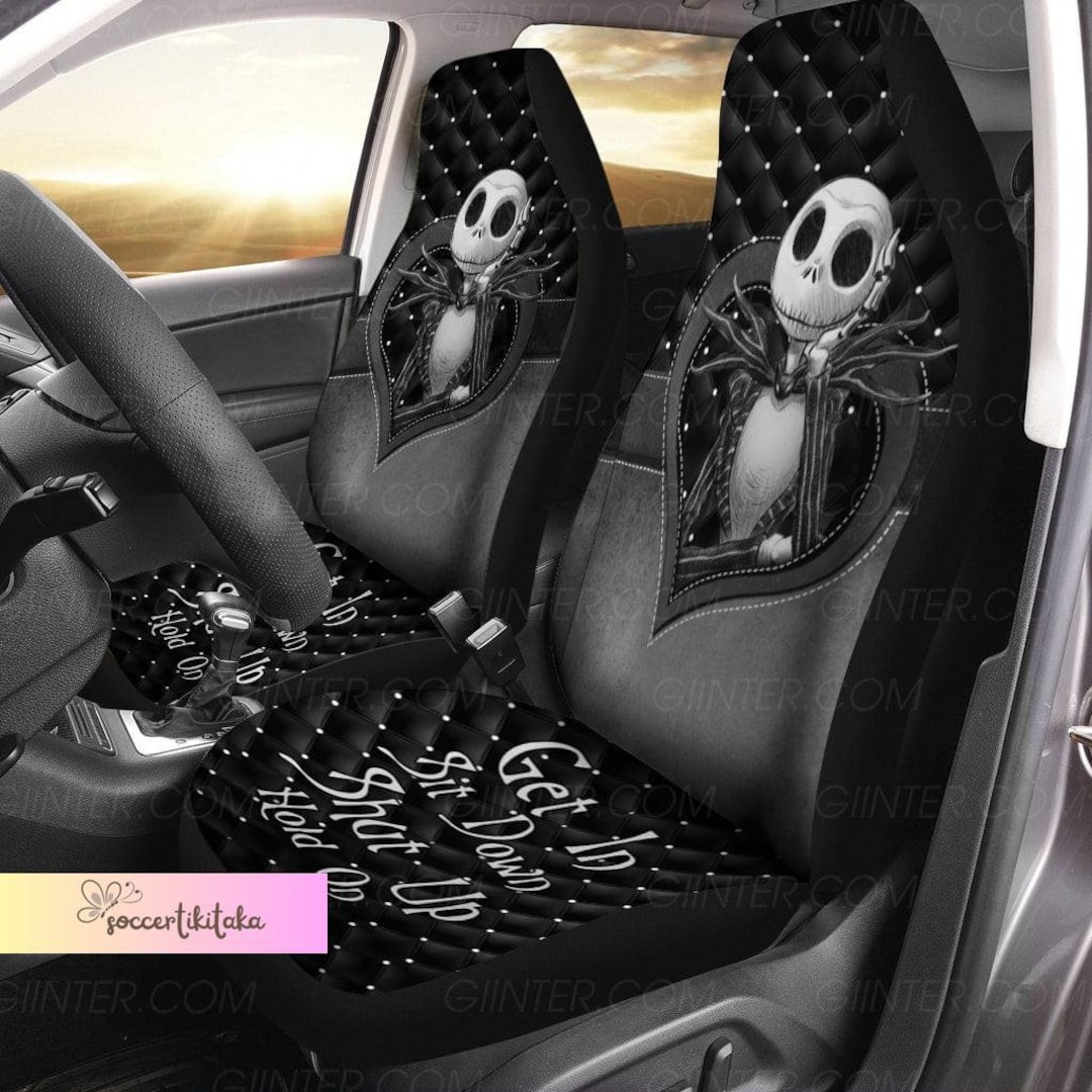 Jack Skellington Car Seat Covers Get in Sit Down Car Seat Etsy