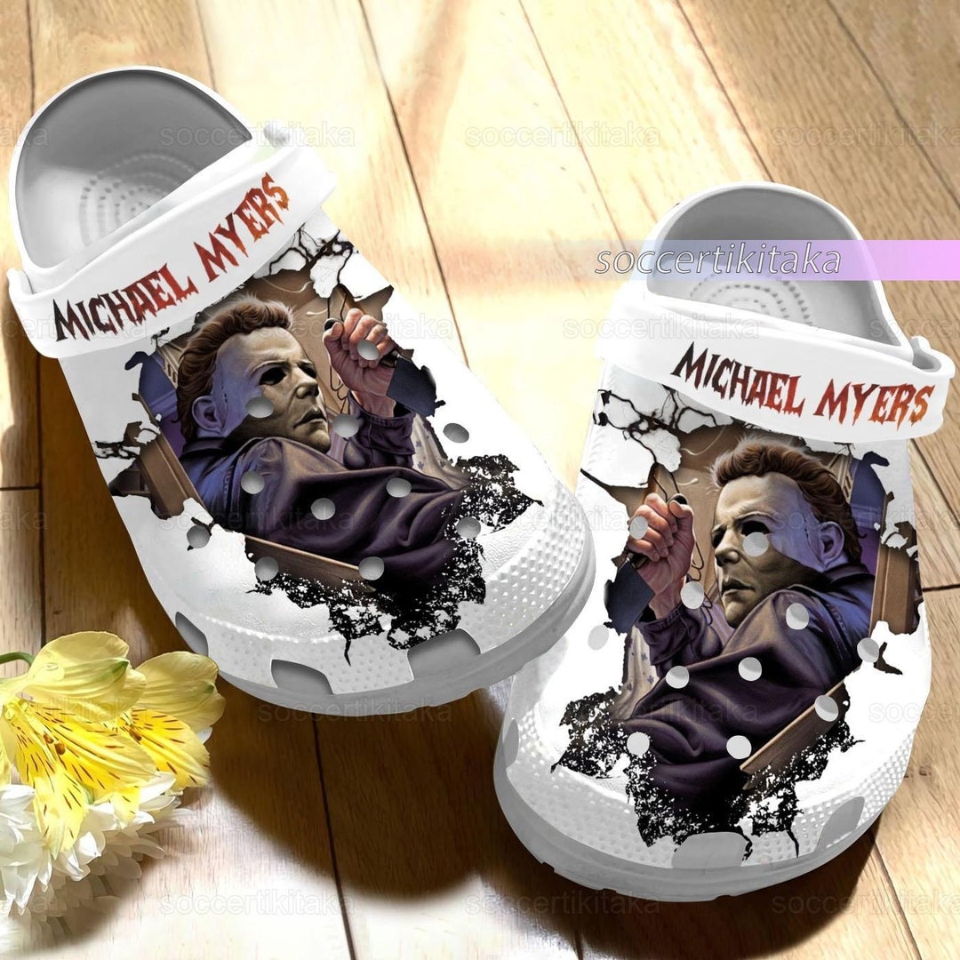 Halloween Michael Myers Shoes Michael Myers Summer Shoes Etsy