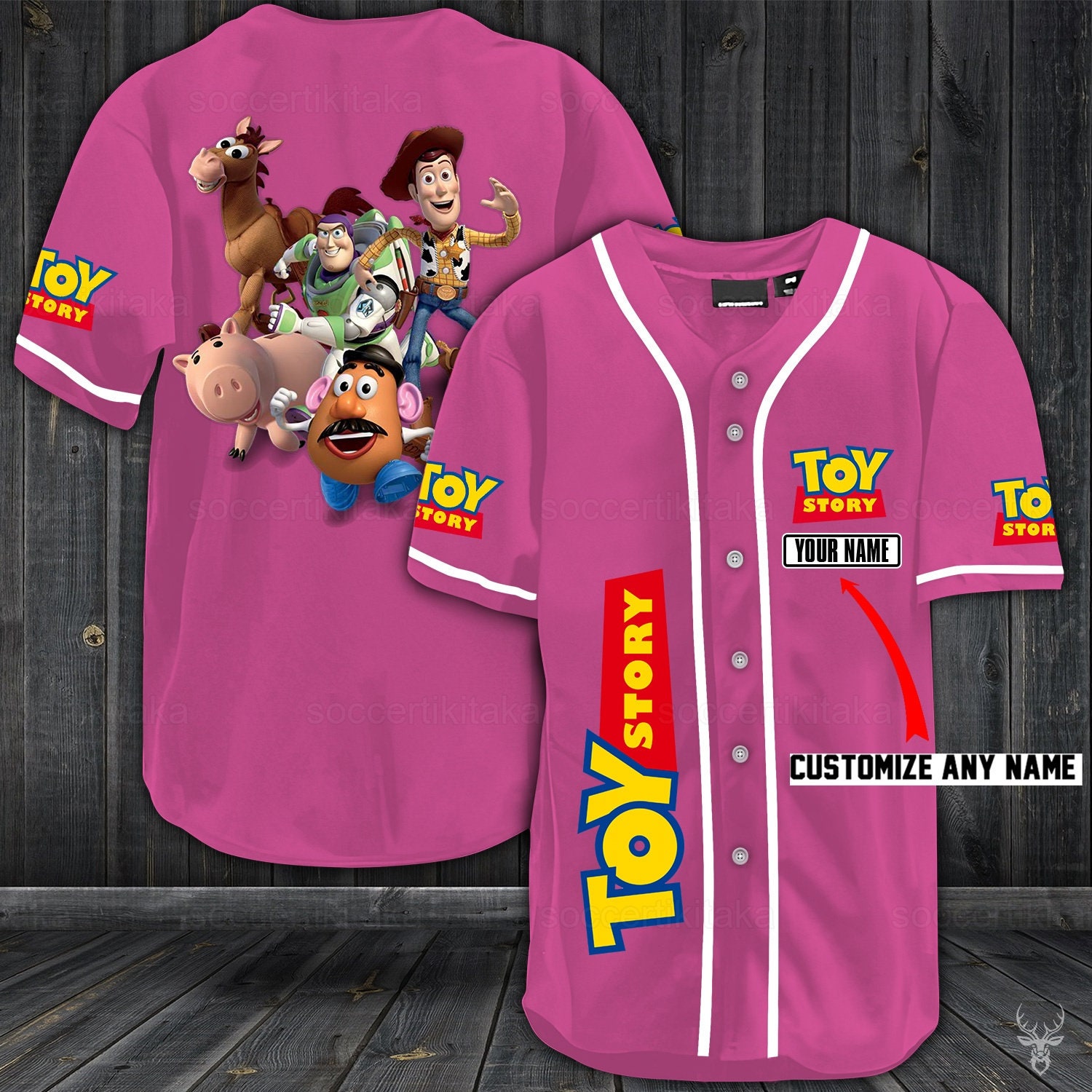 Toy Story Shirt Toy Story Jersey Shirt Toy Story Baseball Etsy