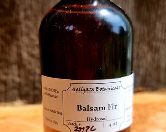 Adirondack Balsam Fir Hydrosol: Sustainably Wild Harvested Floral Water