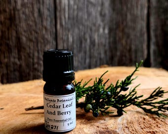Eastern Red Cedar (juniperus virginiana) Leaf and Berry Essential Oil: Wild Harvested, Artisan Distilled